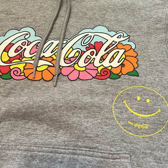 Coca-Cola Grey Hoodie Perfect Harmony The Hilltop Commercial 1971 Small - Picture 2 of 10